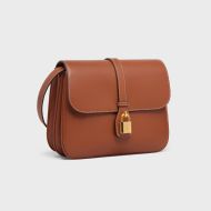 Celine Medium Tabou Bag in Smooth Calfskin Brown