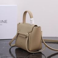 Celine Pico Belt Bag in Grained Calfskin Khaki