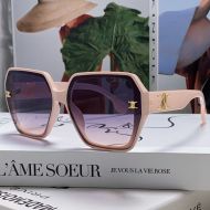 Celine Triomphe Square Sunglasses in Acetate Pink