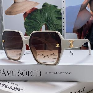 Celine Triomphe Square Sunglasses in Acetate Khaki