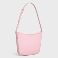 Celine Medium Croque Bag in Shiny Calfskin Pink
