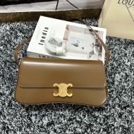 Celine Medium Lola Bag in Shiny Calfskin Brown